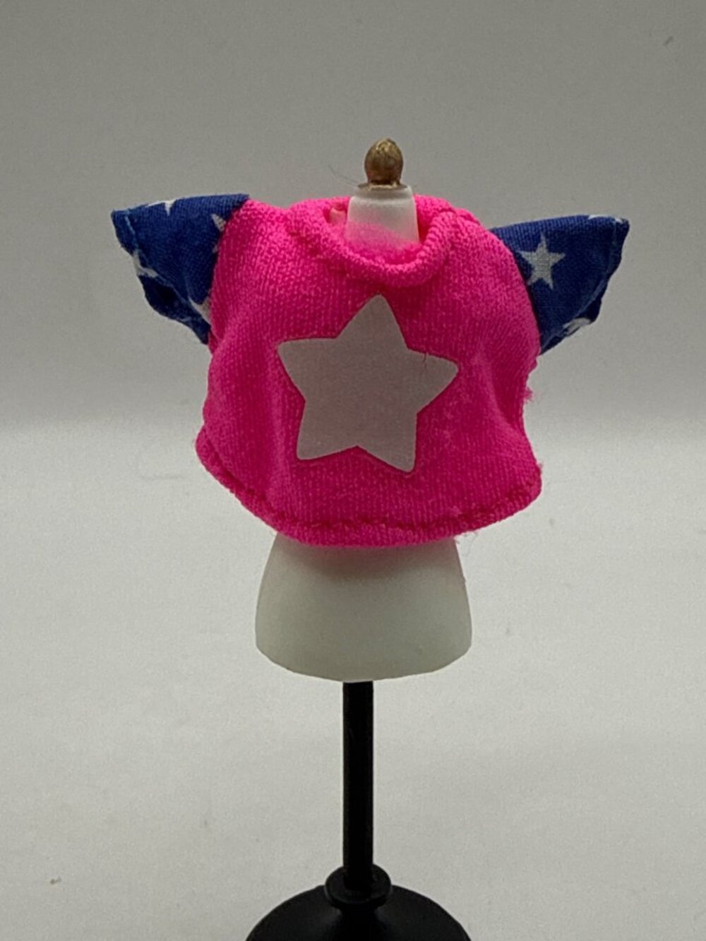 Vtg 1997 Barbie Movie Premiere Stacie Doll Star Top Pink Blue Family Fashions